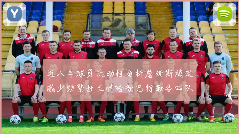 近八年球员流动性分析詹姆斯稳定威少频繁杜兰特哈登巴特勒各四队